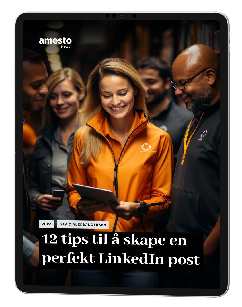 12 tips til å skape en perfekt LinkedIn post_Ipad Mockup