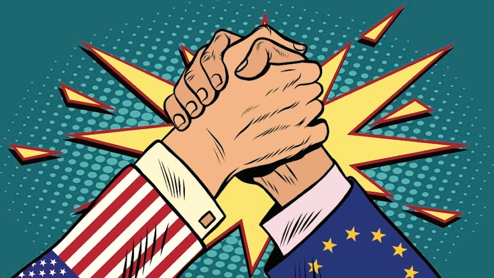 Handshake mellom USA og EU